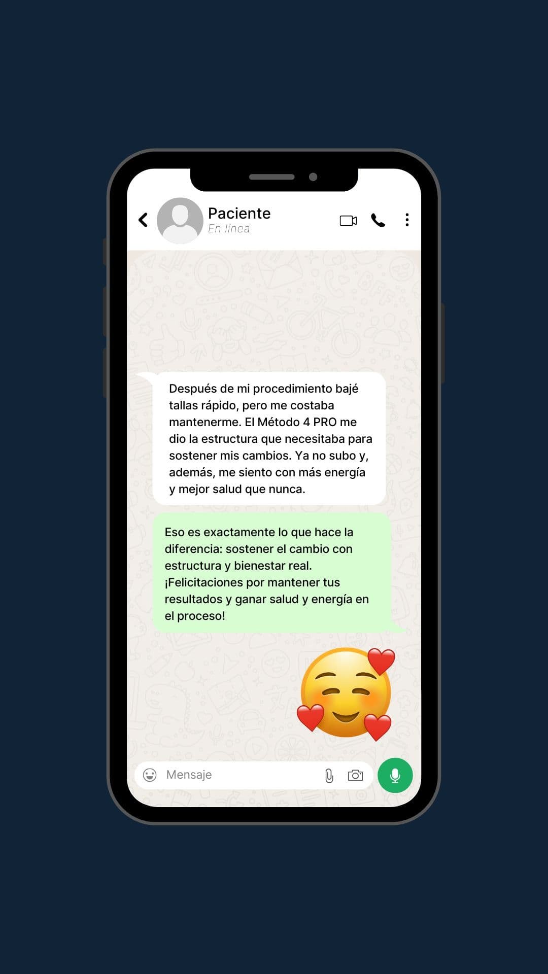 Testimonio de paciente que se hizo el Método 4 PRO salud hormonal en Global Obesity Group