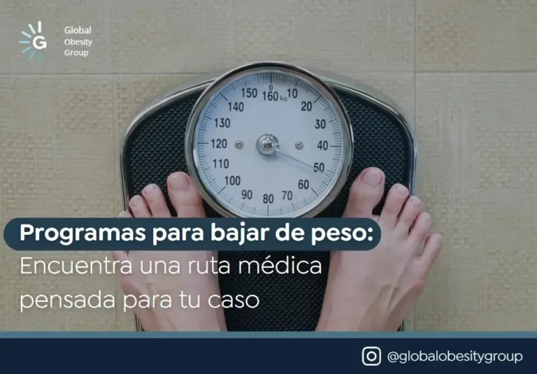 Programas para bajar de peso en Bogotá, Colombia, con acompañamiento médico en la clínica para la obesidad y el sobrepeso Global Obesity Group