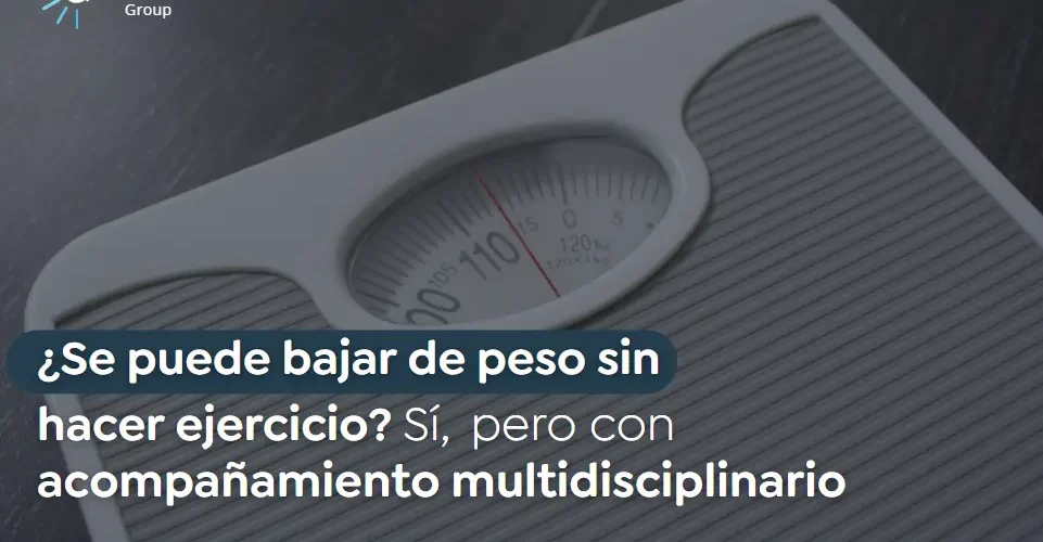 Se puede bajar de peso sin hacer ejercicio-Global Obesity Group