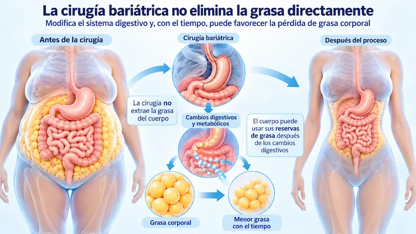 Cirugía bariátrica y pérdida de grasa corporal explicadas por Global Obesity Group en Bogotá, Colombia