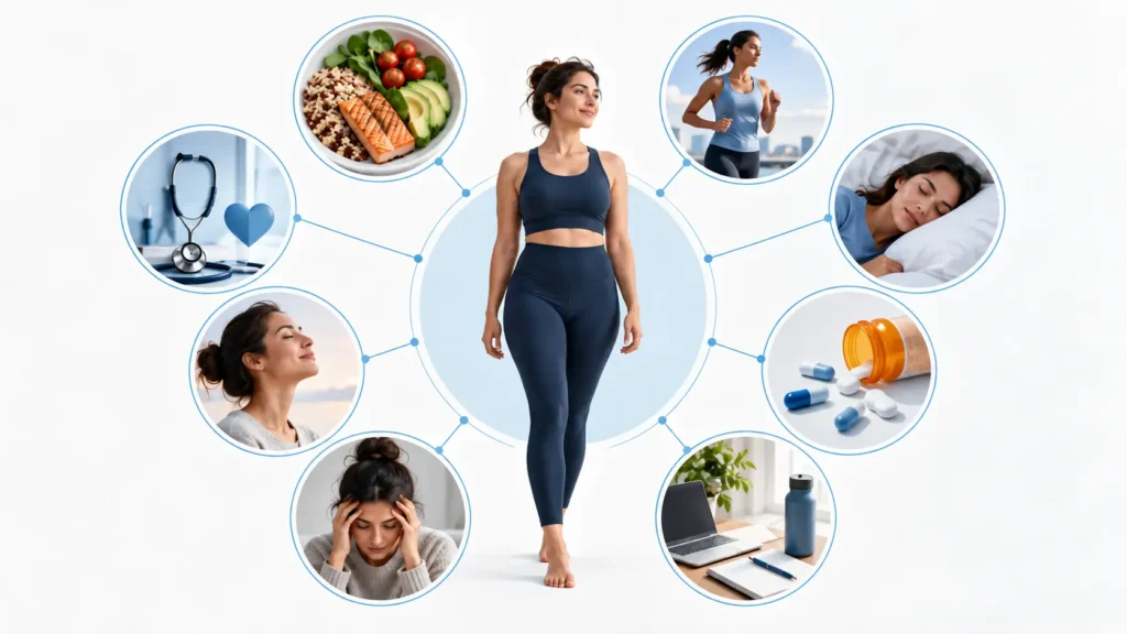 Factores que influyen en el peso corporal alimentación, sueño, actividad física, estrés y salud - GOG - Colombia